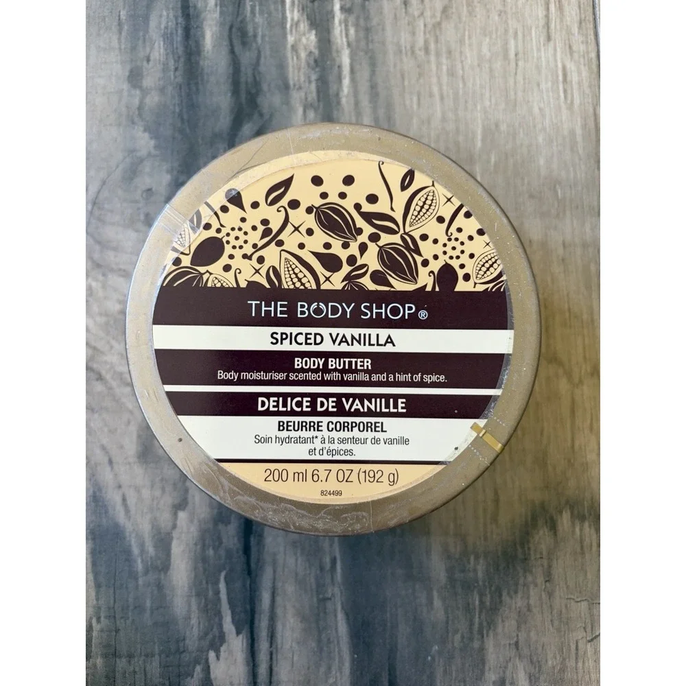 The Body Shop SPICED VANILLA Body Butter 6.7 oz  Discontinued Scent Sealed New